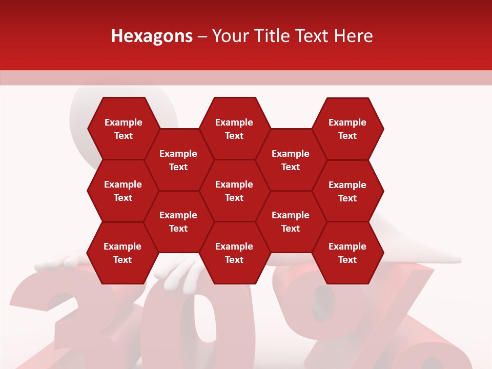 Customer Business Red PowerPoint Template