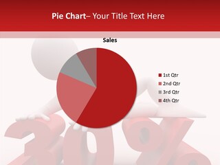 Customer Business Red PowerPoint Template