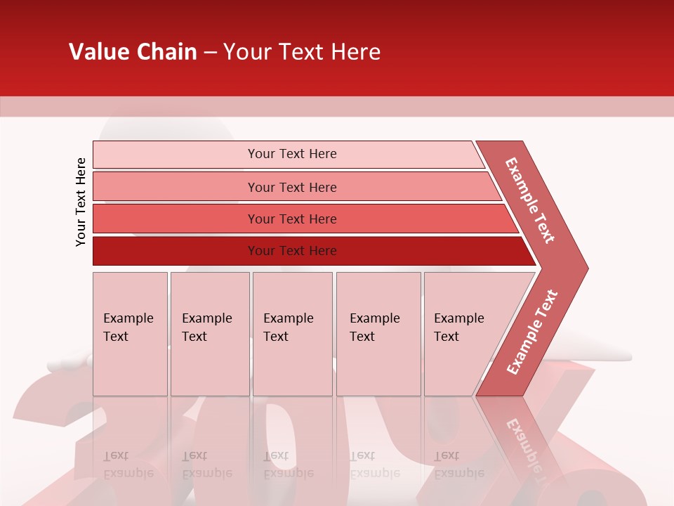Customer Business Red PowerPoint Template