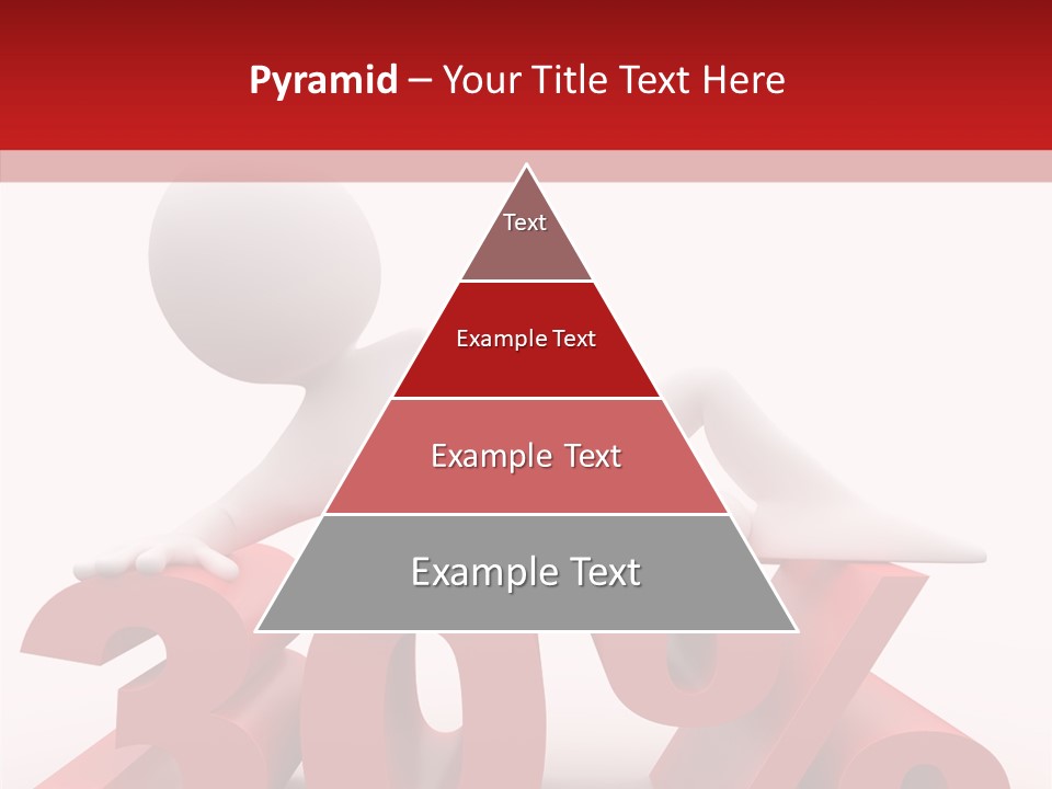 Customer Business Red PowerPoint Template