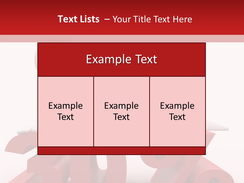 Customer Business Red PowerPoint Template