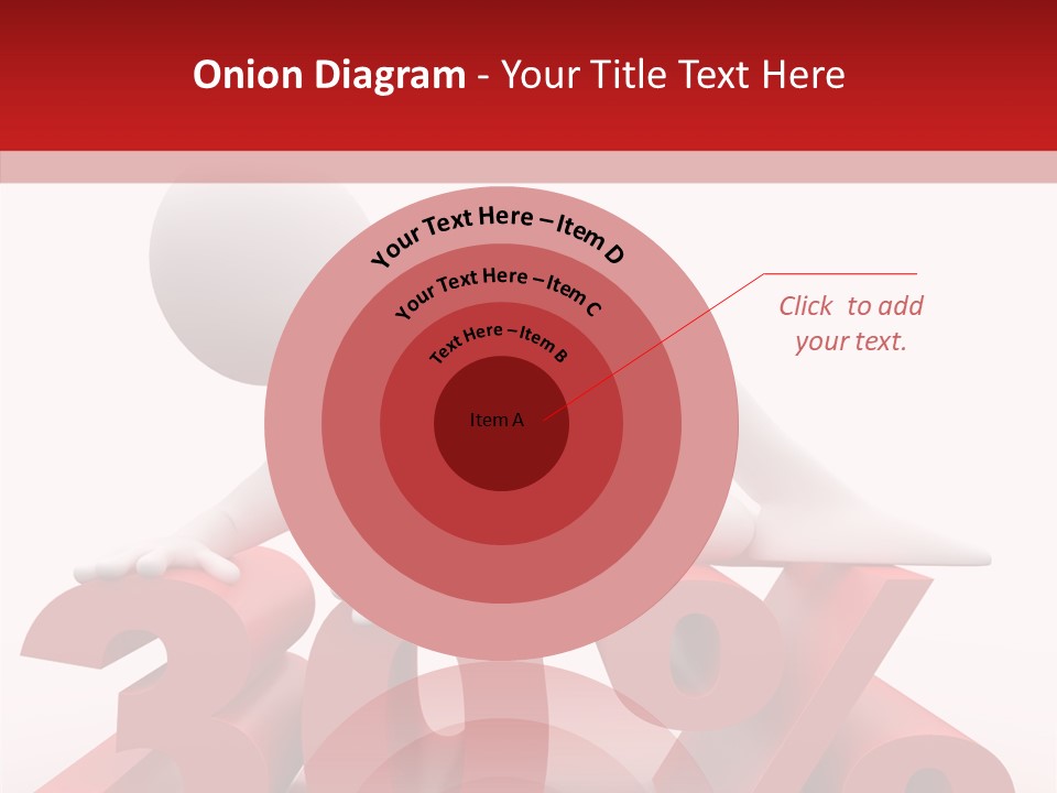 Customer Business Red PowerPoint Template