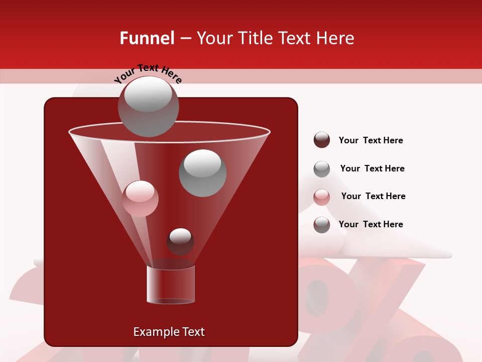 Customer Business Red PowerPoint Template