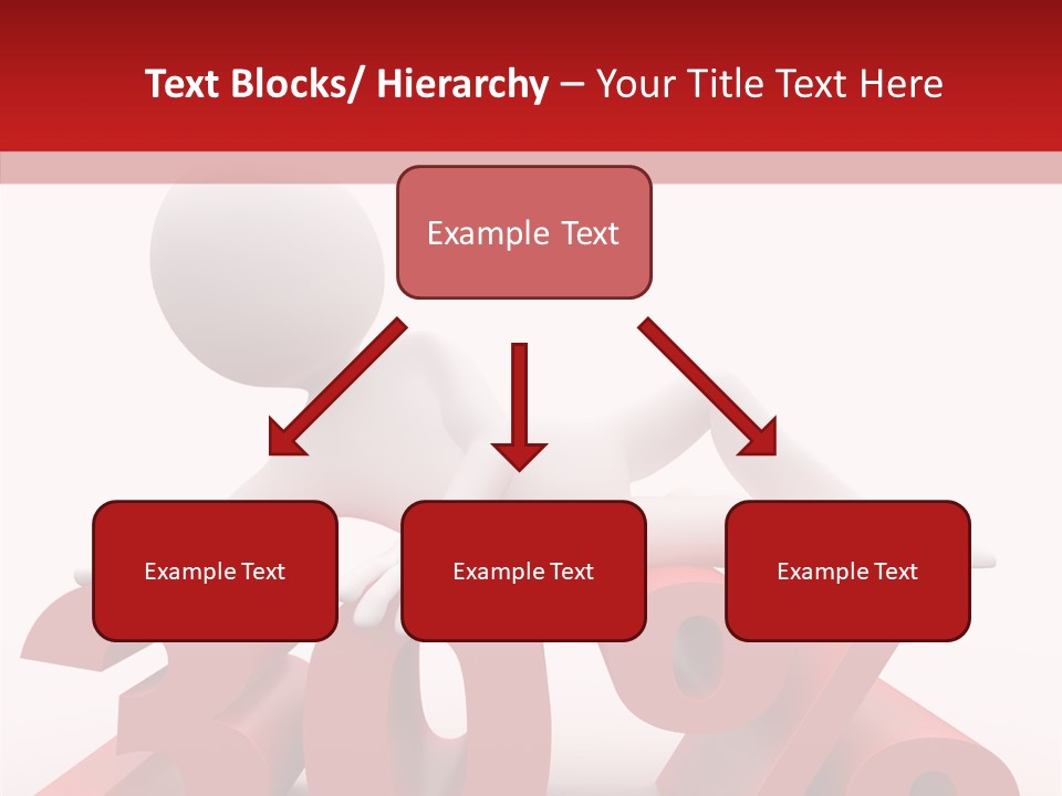 Customer Business Red PowerPoint Template