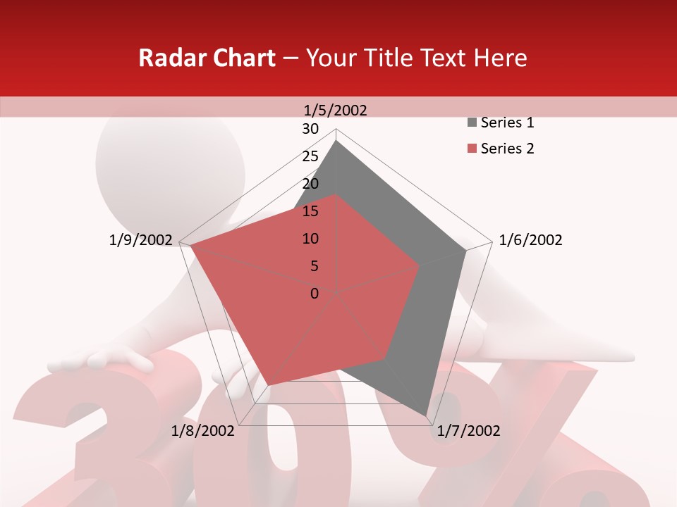 Customer Business Red PowerPoint Template
