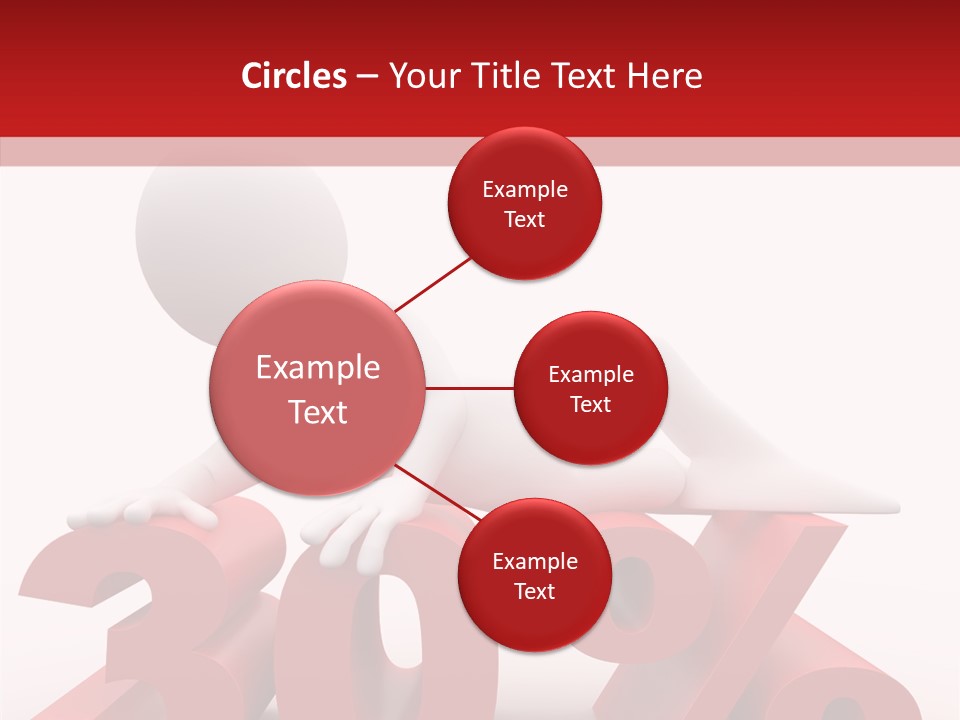 Customer Business Red PowerPoint Template