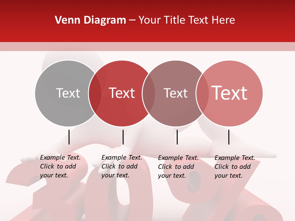 Customer Business Red PowerPoint Template
