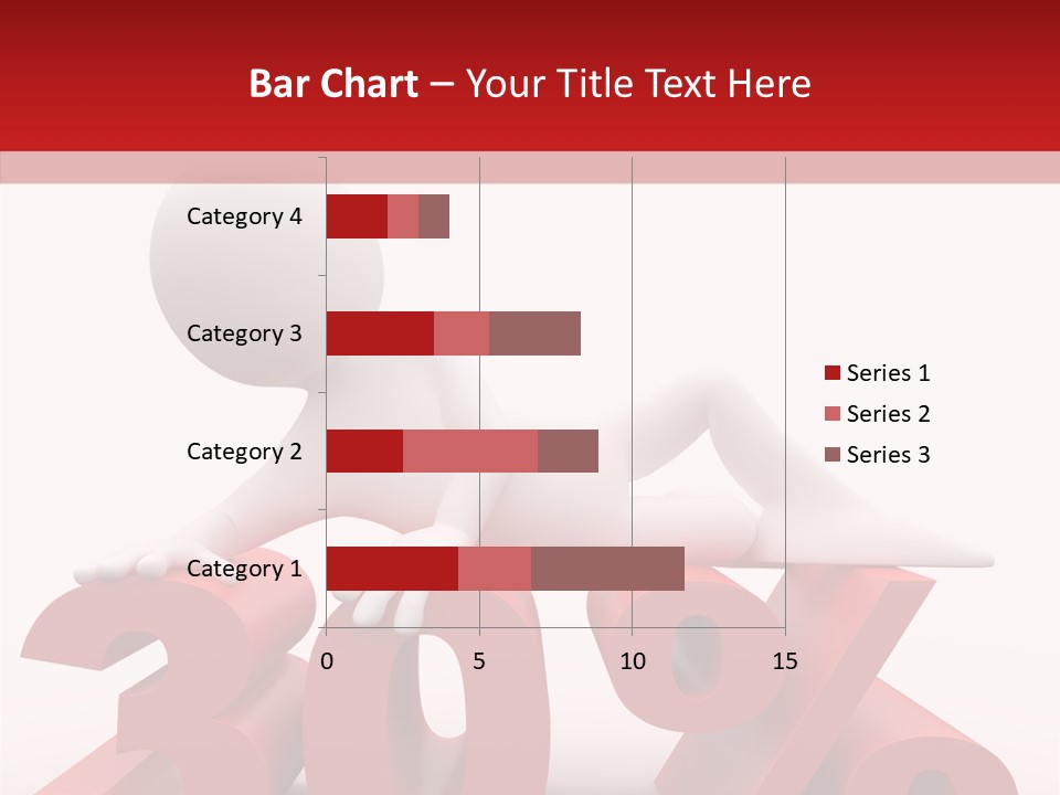 Customer Business Red PowerPoint Template