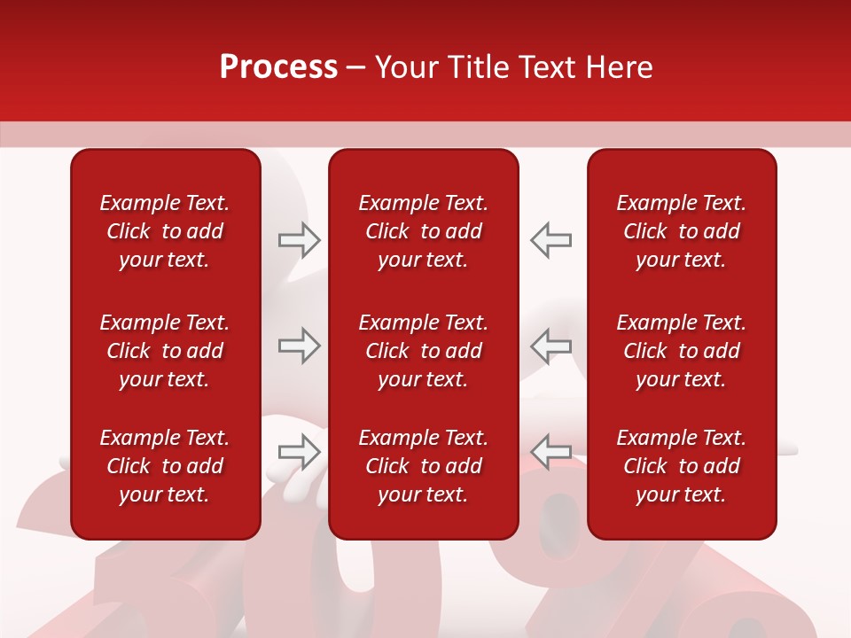 Customer Business Red PowerPoint Template