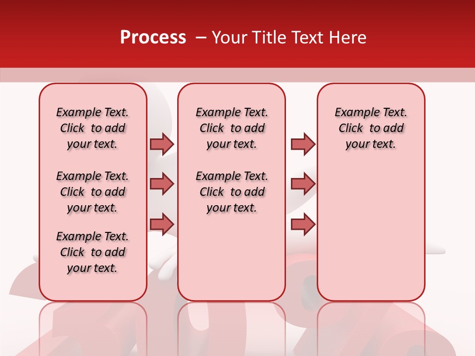 Customer Business Red PowerPoint Template