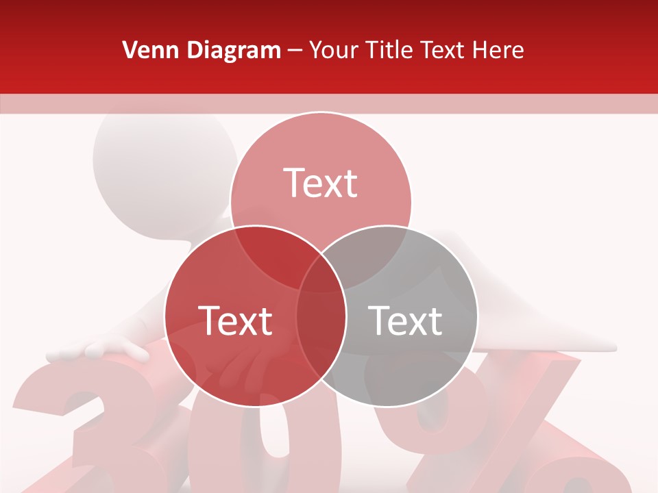 Customer Business Red PowerPoint Template