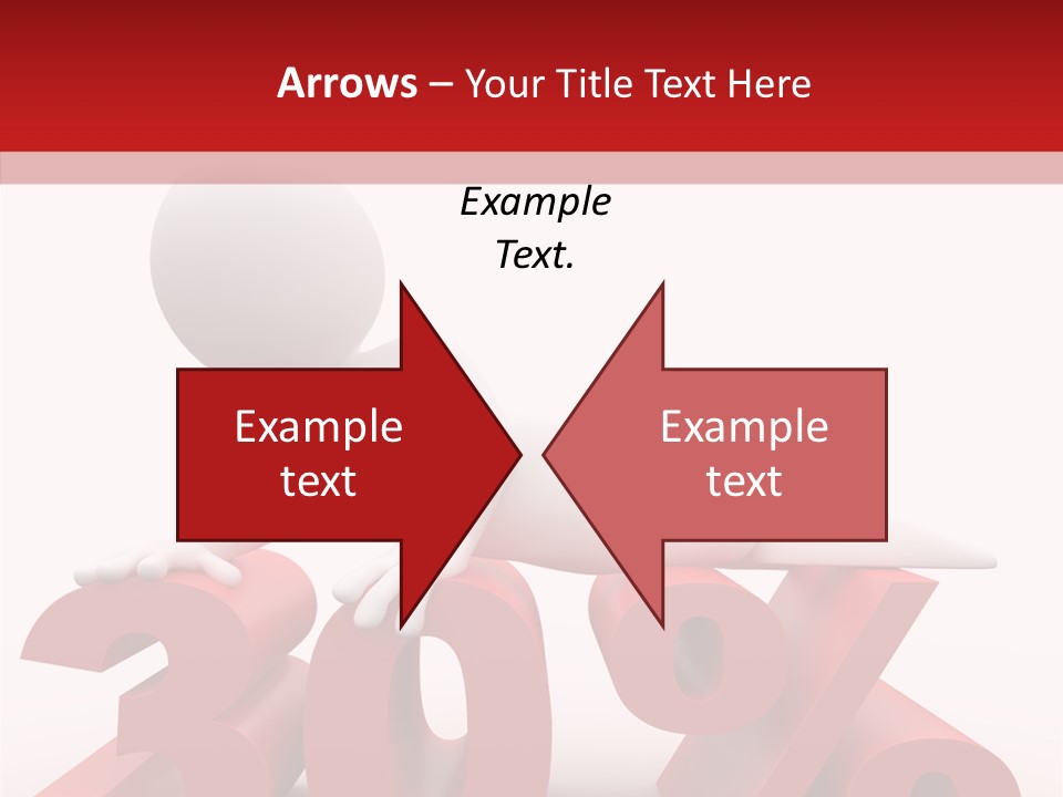 Customer Business Red PowerPoint Template