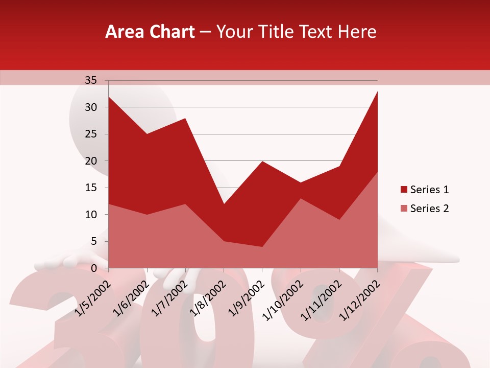 Customer Business Red PowerPoint Template
