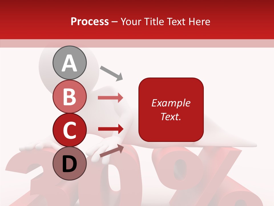Customer Business Red PowerPoint Template