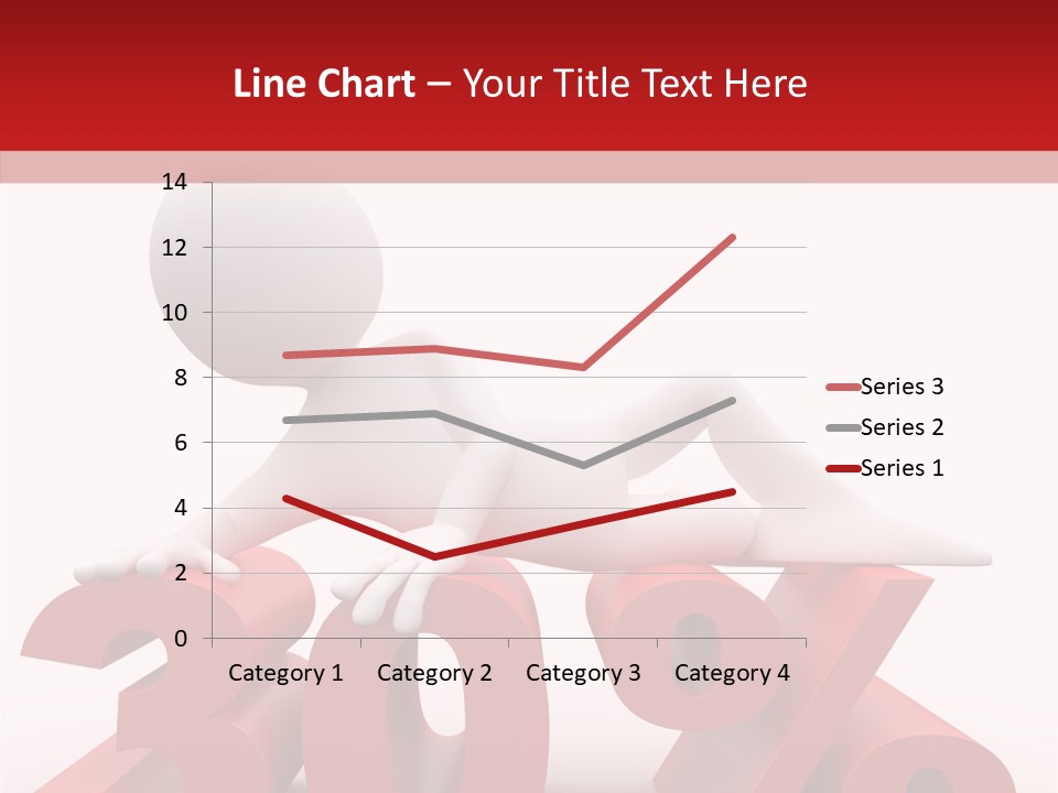 Customer Business Red PowerPoint Template