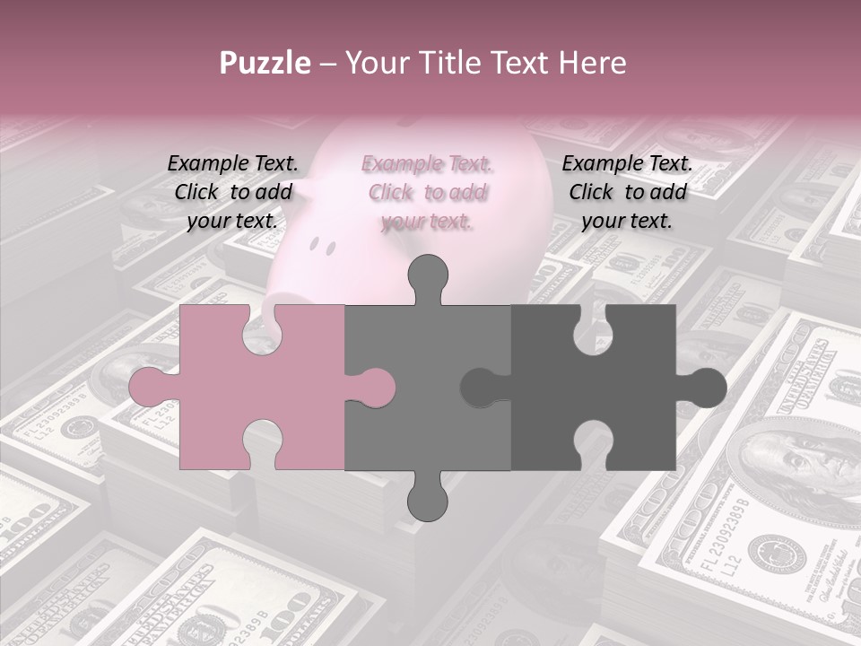 Bill Economy Finances PowerPoint Template