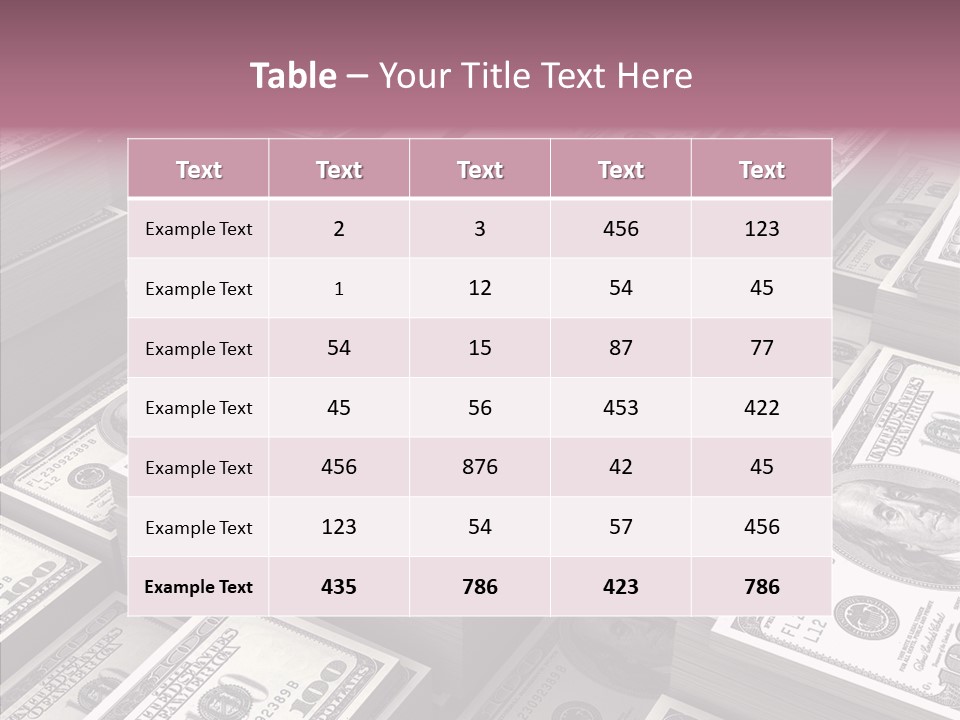 Bill Economy Finances PowerPoint Template