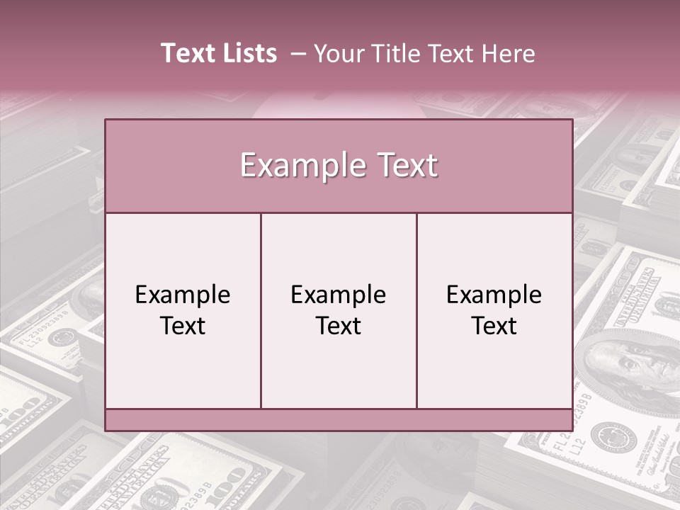 Bill Economy Finances PowerPoint Template