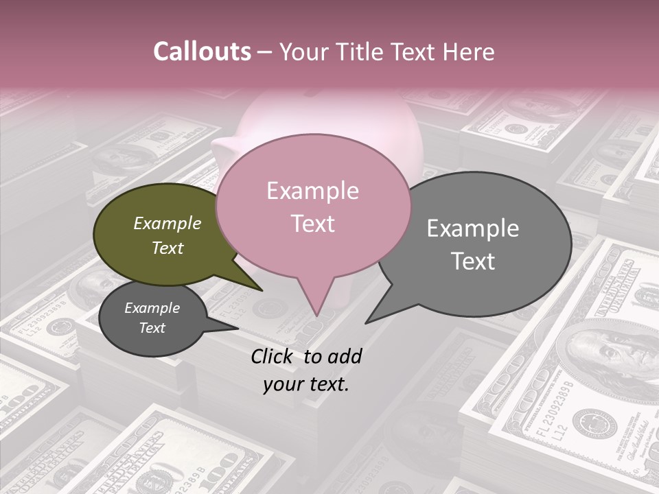 Bill Economy Finances PowerPoint Template