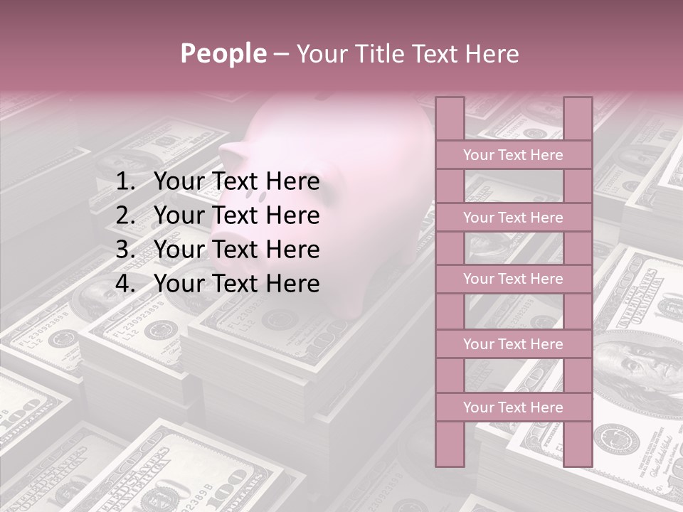 Bill Economy Finances PowerPoint Template