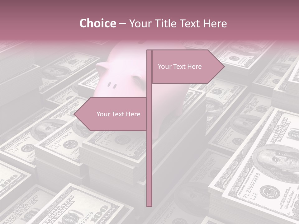 Bill Economy Finances PowerPoint Template