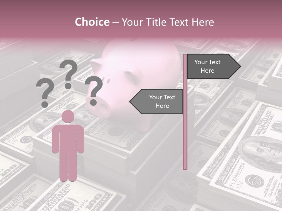 Bill Economy Finances PowerPoint Template
