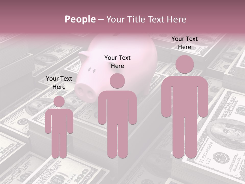Bill Economy Finances PowerPoint Template