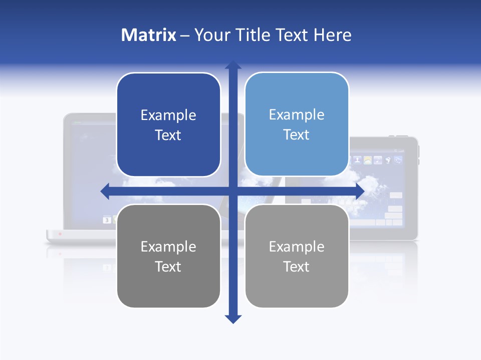 The Cloud Fond Transfert PowerPoint Template