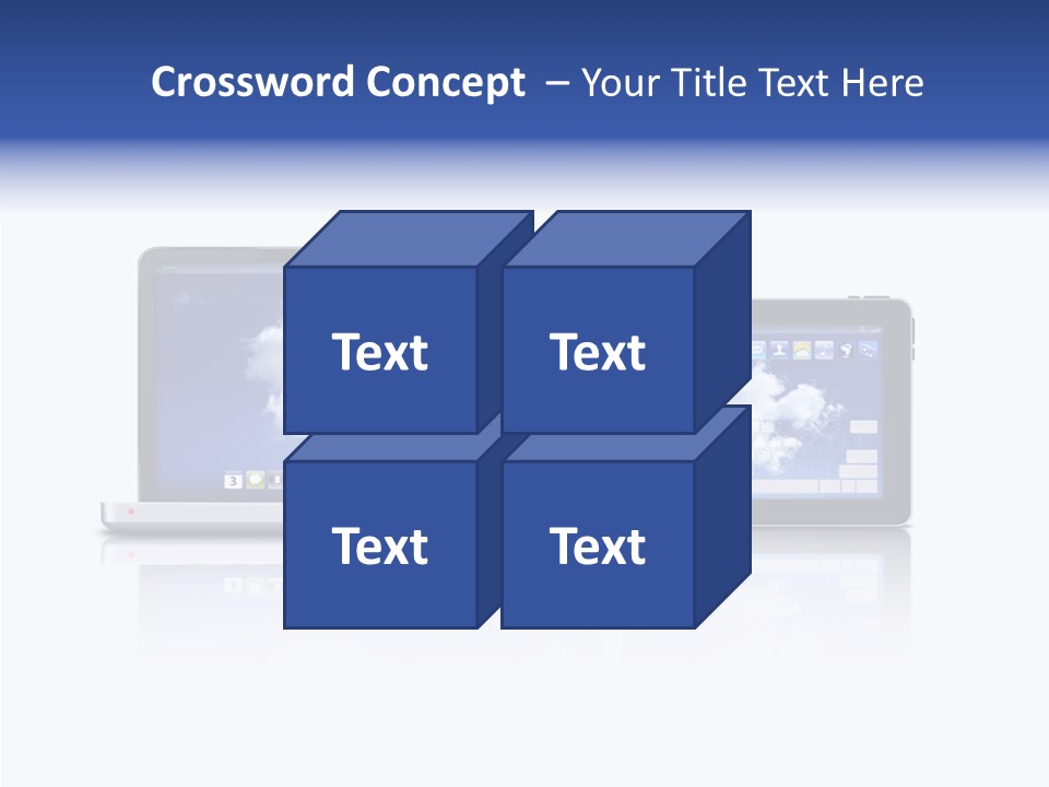 The Cloud Fond Transfert PowerPoint Template