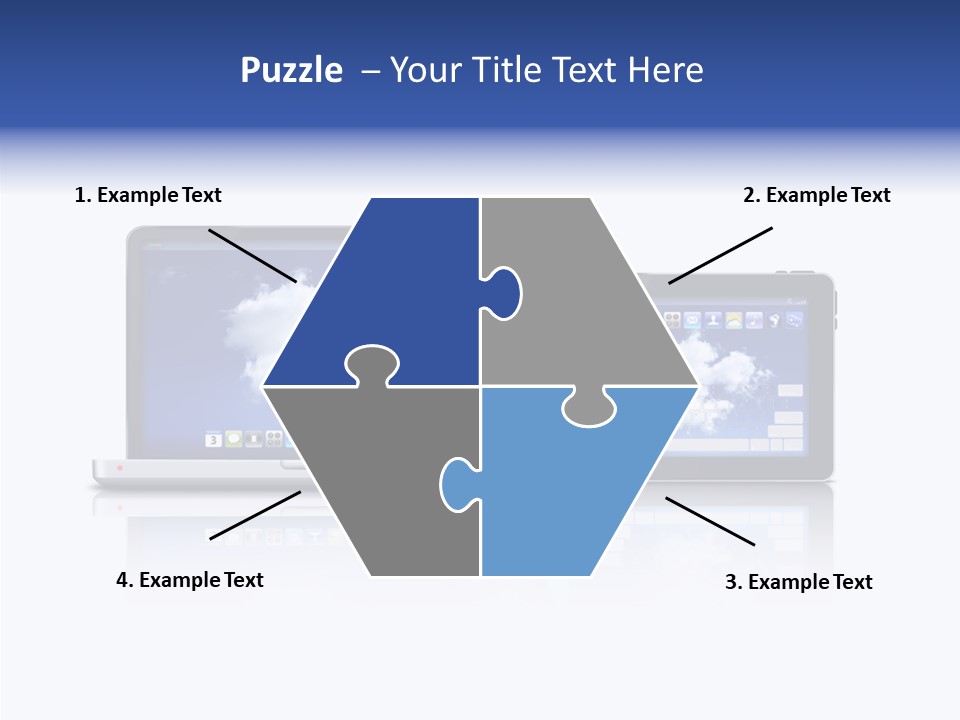 The Cloud Fond Transfert PowerPoint Template