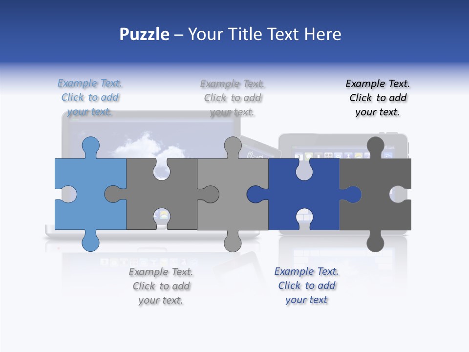 The Cloud Fond Transfert PowerPoint Template