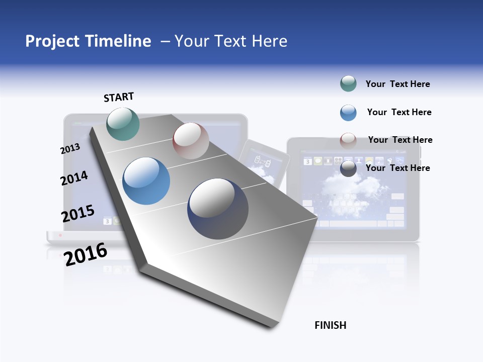 The Cloud Fond Transfert PowerPoint Template