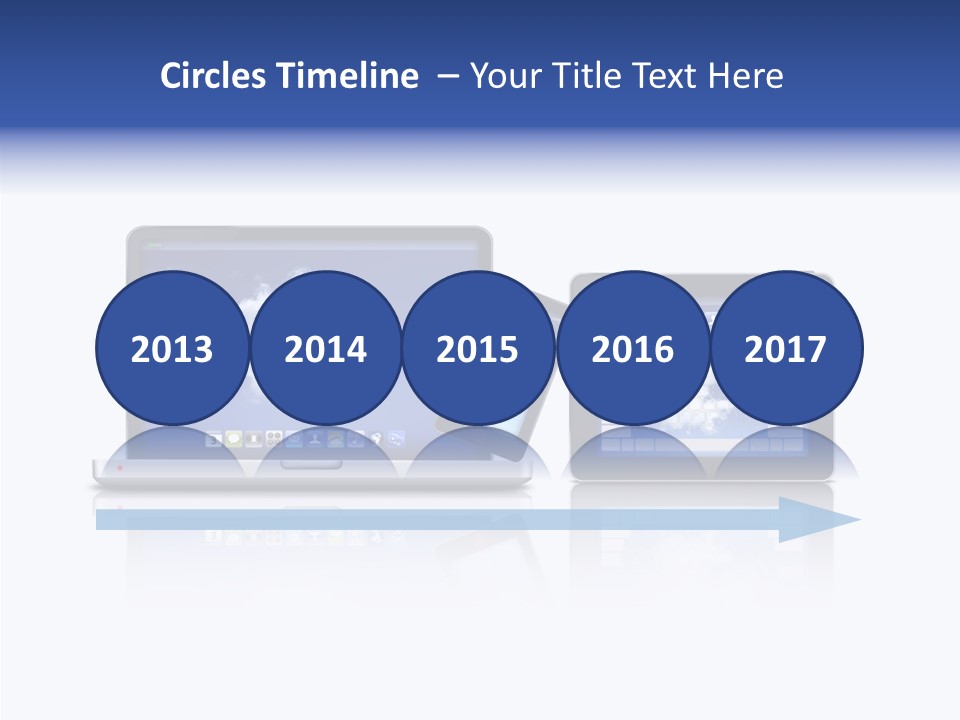 The Cloud Fond Transfert PowerPoint Template