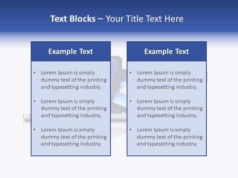 The Cloud Fond Transfert PowerPoint Template