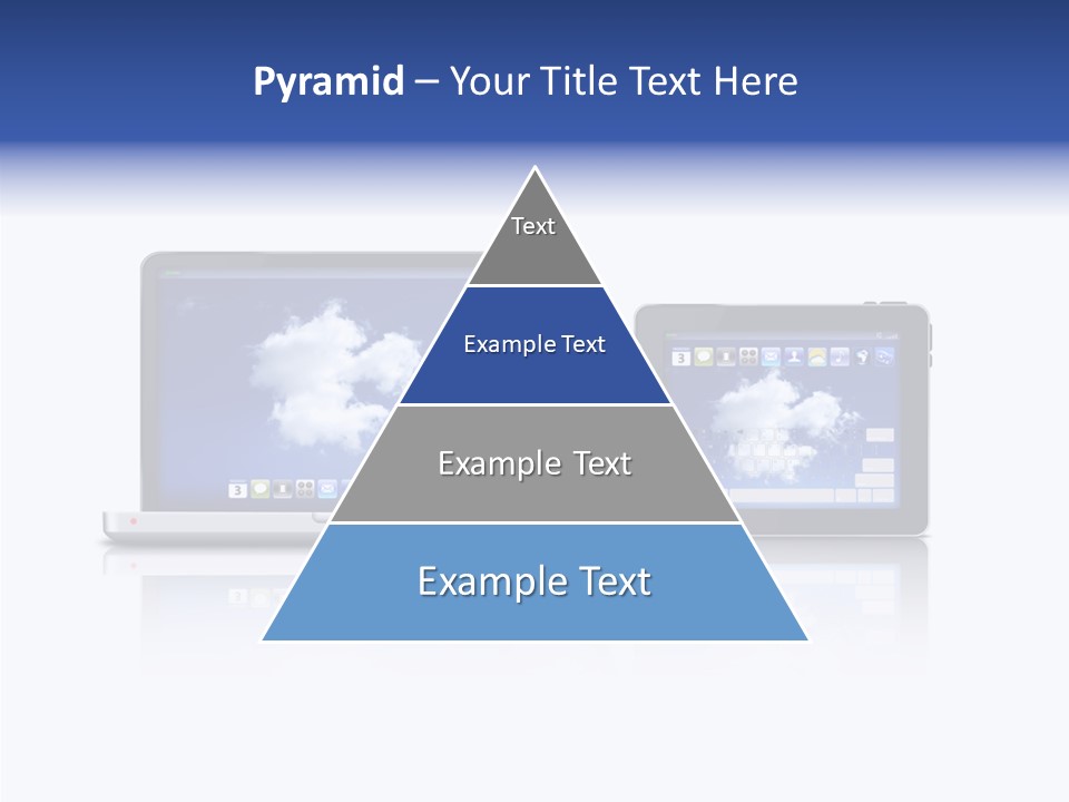 The Cloud Fond Transfert PowerPoint Template