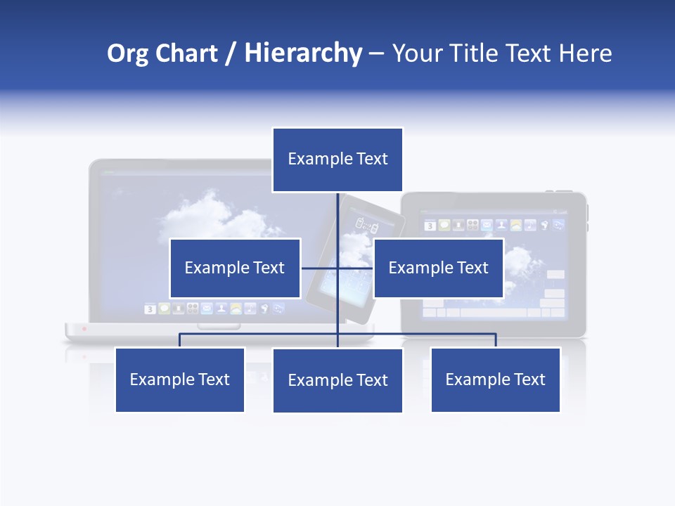 The Cloud Fond Transfert PowerPoint Template