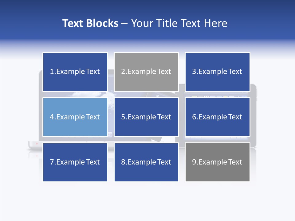 The Cloud Fond Transfert PowerPoint Template