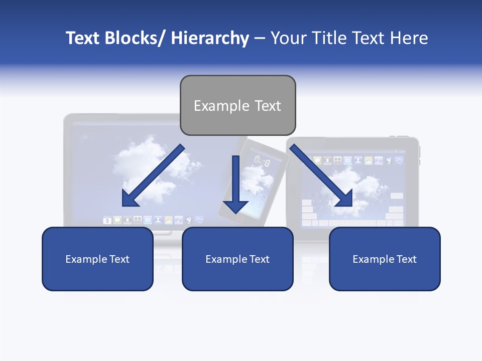 The Cloud Fond Transfert PowerPoint Template