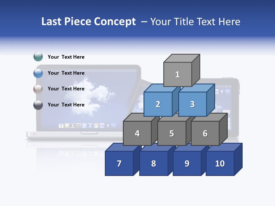 The Cloud Fond Transfert PowerPoint Template