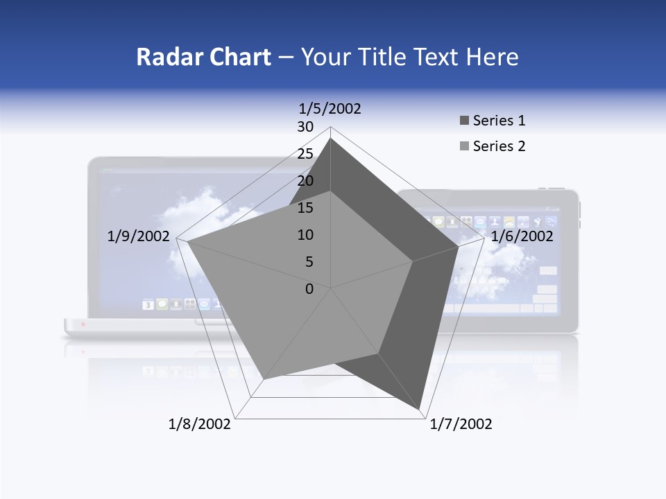 The Cloud Fond Transfert PowerPoint Template