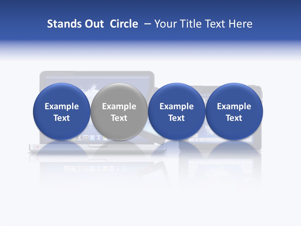 The Cloud Fond Transfert PowerPoint Template