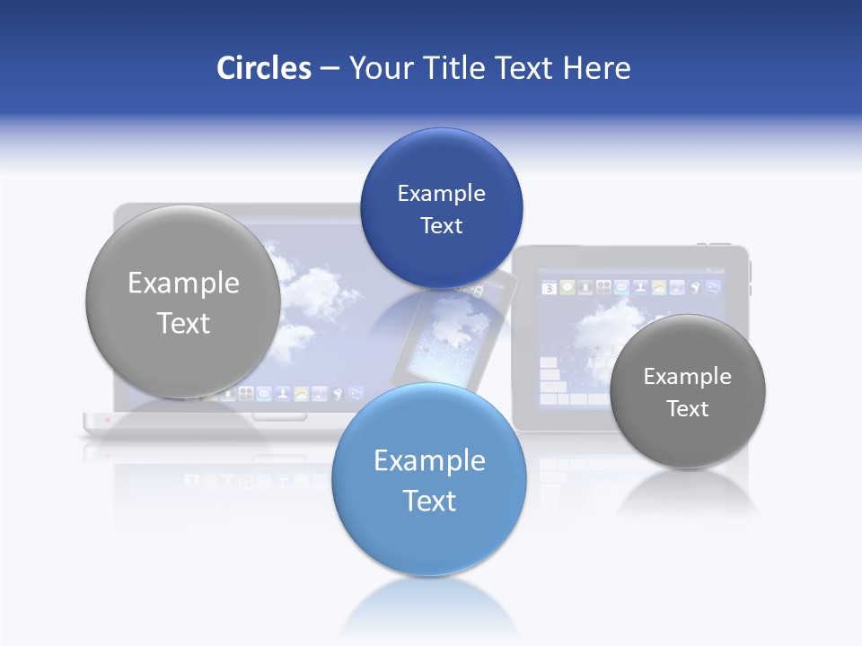 The Cloud Fond Transfert PowerPoint Template