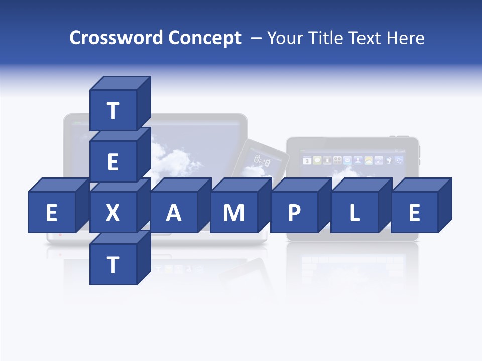 The Cloud Fond Transfert PowerPoint Template