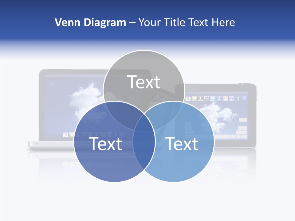 The Cloud Fond Transfert PowerPoint Template