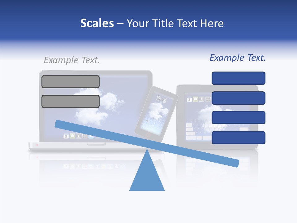 The Cloud Fond Transfert PowerPoint Template
