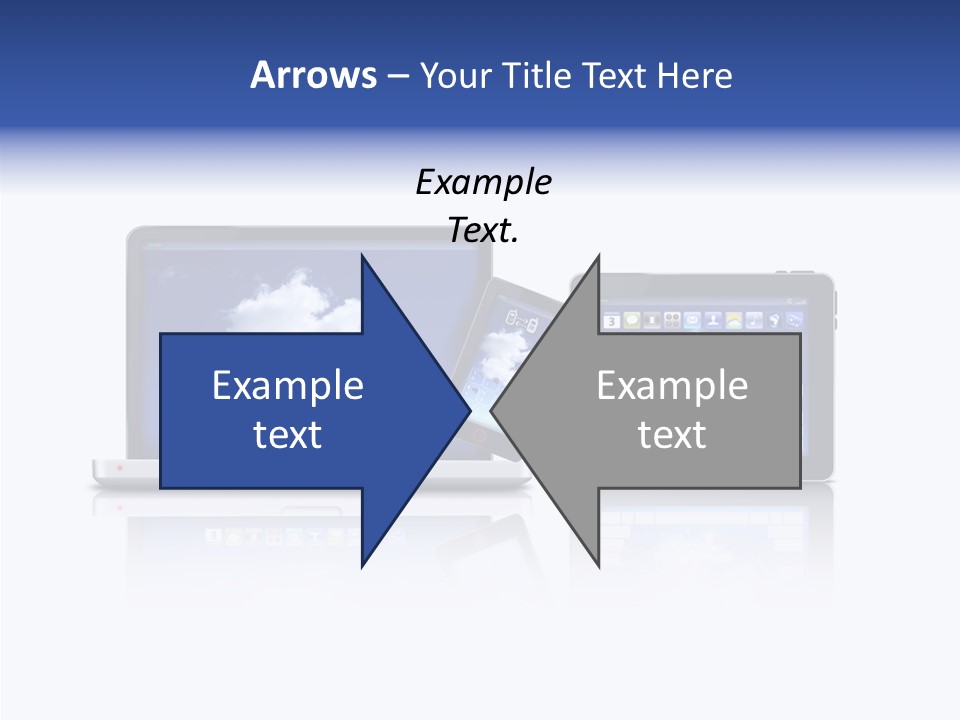 The Cloud Fond Transfert PowerPoint Template