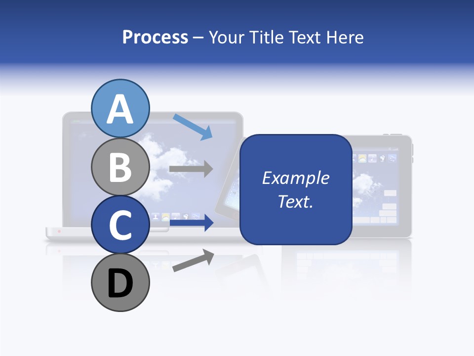 The Cloud Fond Transfert PowerPoint Template