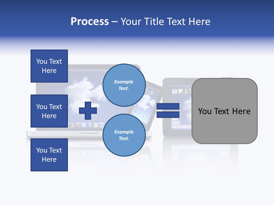 The Cloud Fond Transfert PowerPoint Template