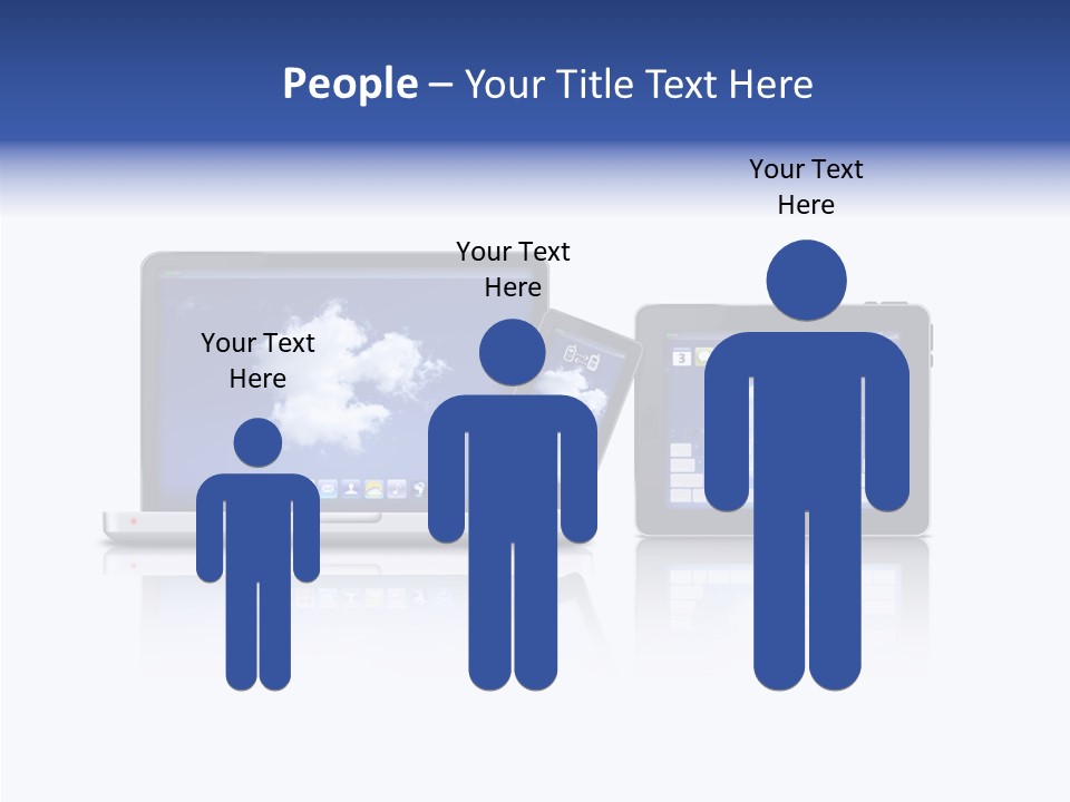 The Cloud Fond Transfert PowerPoint Template