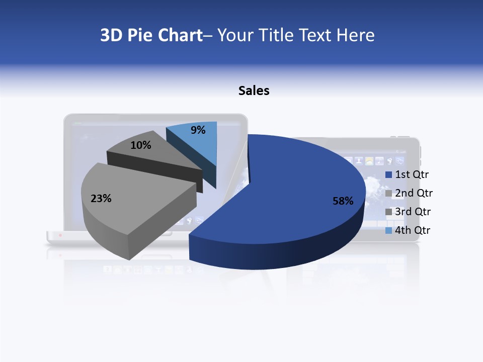 The Cloud Fond Transfert PowerPoint Template